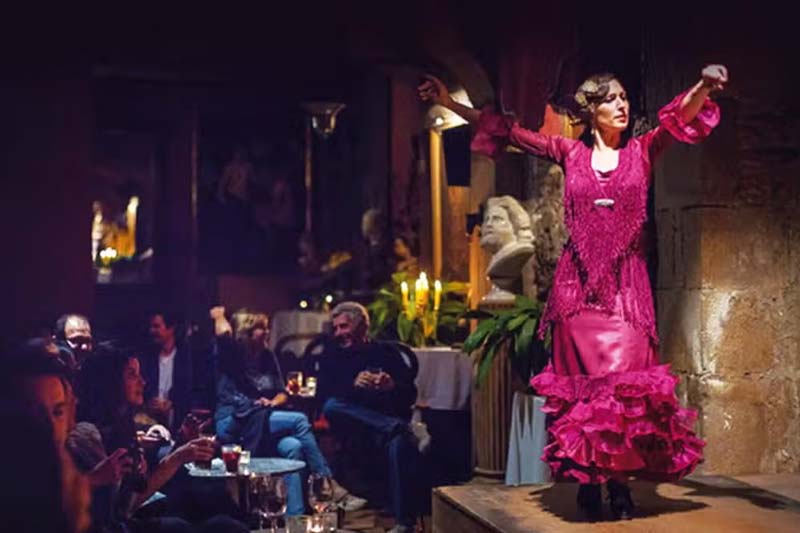 Espectáculo flamenco en el Born