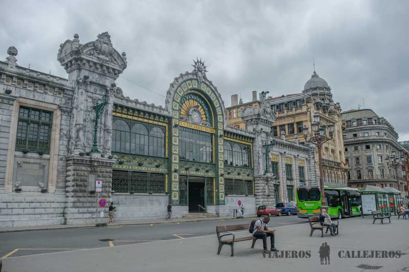 Estación La Concordia en el barrio Abando
