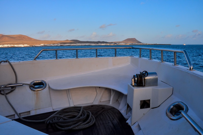 Excursión a La Graciosa en barco
