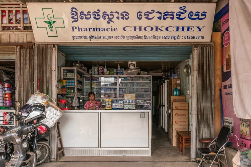 Farmacia al viajar a Camboya