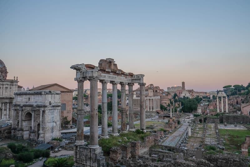 Foro romano en la ruta por Roma en 5 días