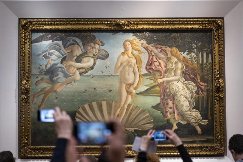 galeria ufizzi florencia en 3 días