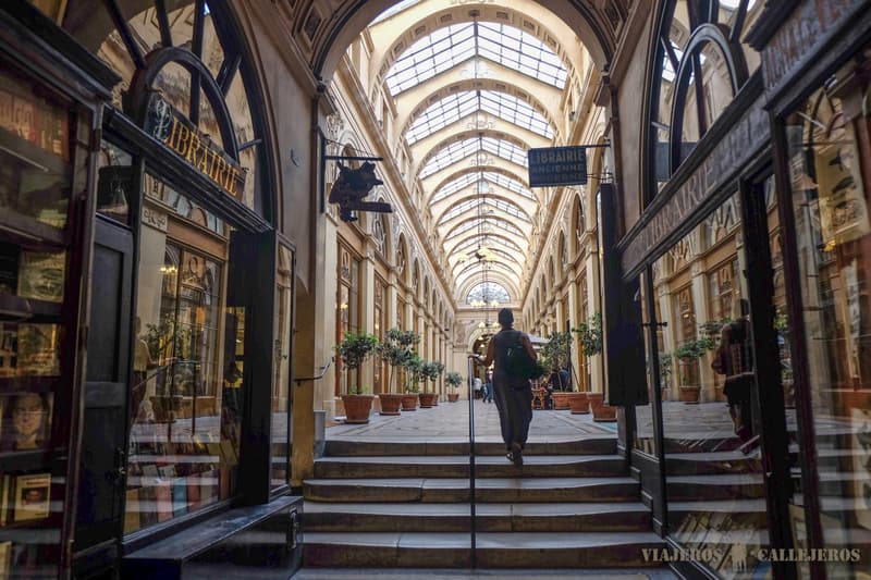 Galería Vivienne en el itinerario por París en 4 días