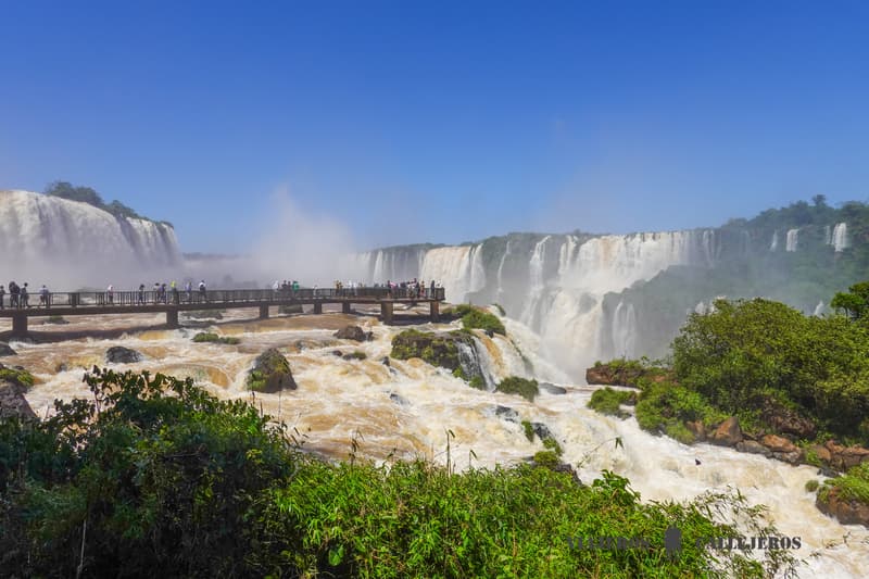 Pasarela Garganta del Diablo del lado brasileño