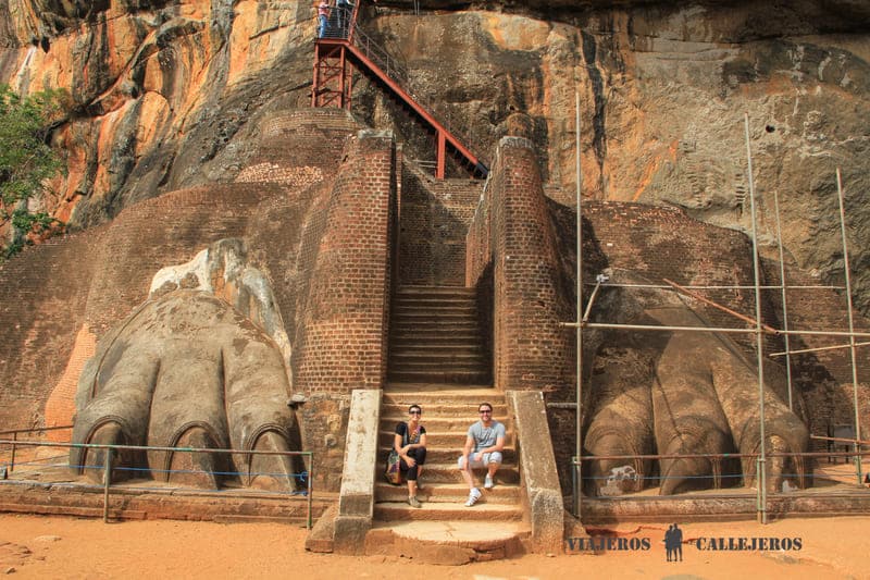Garras león, una de las cosas que ver en Sigiriya dentro de un recorrido por Sri Lanka