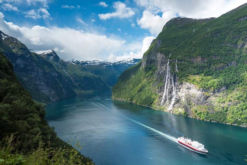 Geiranger al viajar a Noruega