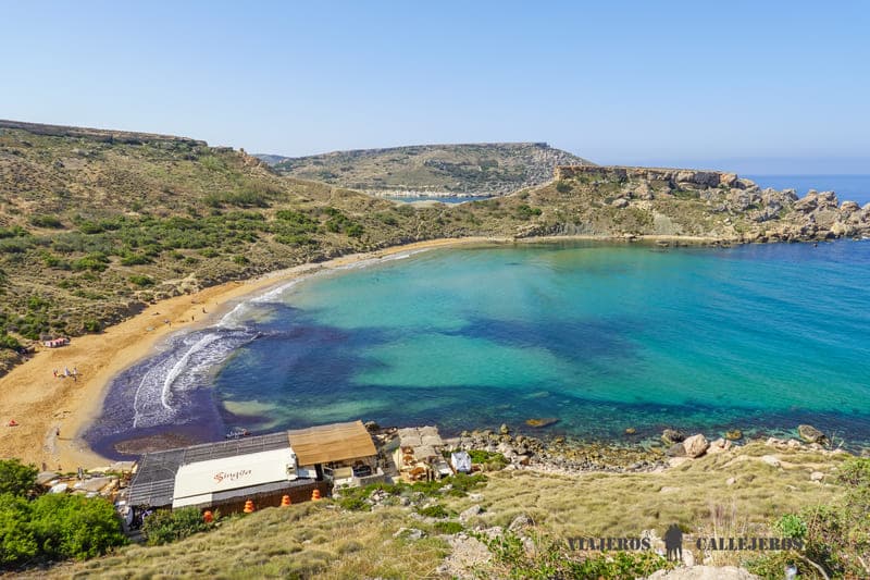 ghajn tuffieha playas bonitas malta