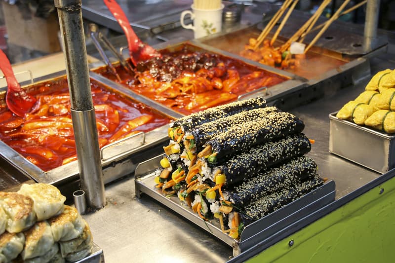 Gimbap en los restaurantes de Jeonju