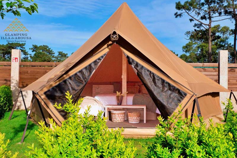 Glamping Illa de Arousa, hoteles con encanto en Galicia