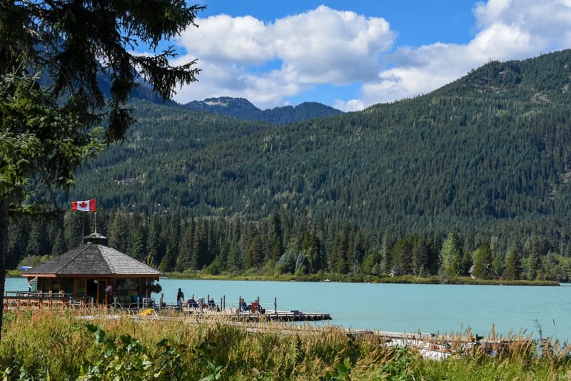 Green Lake, uno de los lugares que ver en Whistler