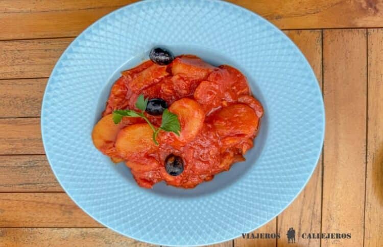 Guiso de bacalao en los restaurantes de Stavanger