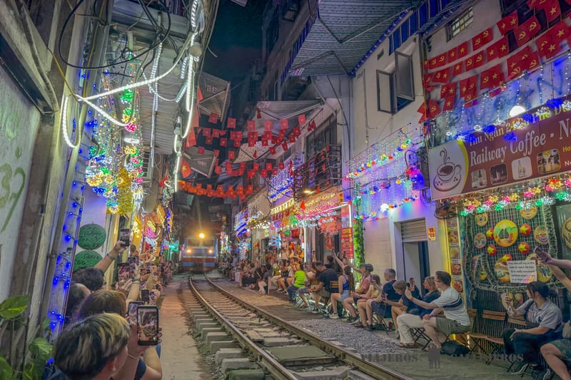 Train Street en Hanoi en la guía de Vietnam