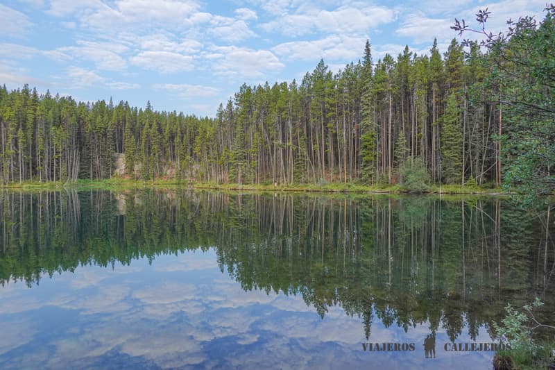 Herbert Lake, una parada imprescindible en la Icefields Parkway