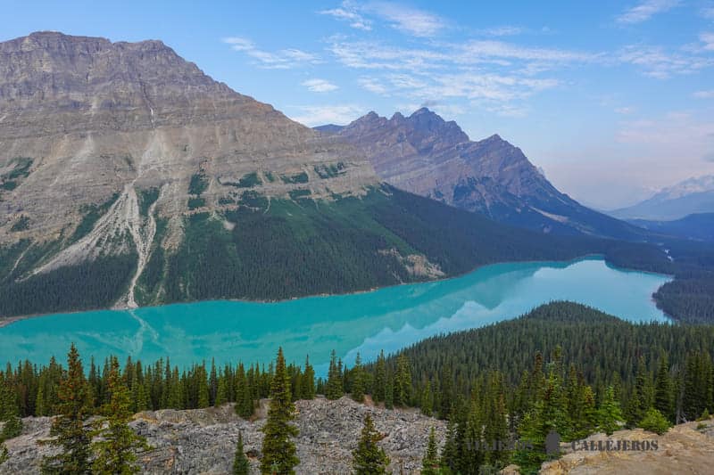Lago Peyto en los consejos para viajar a Canadá