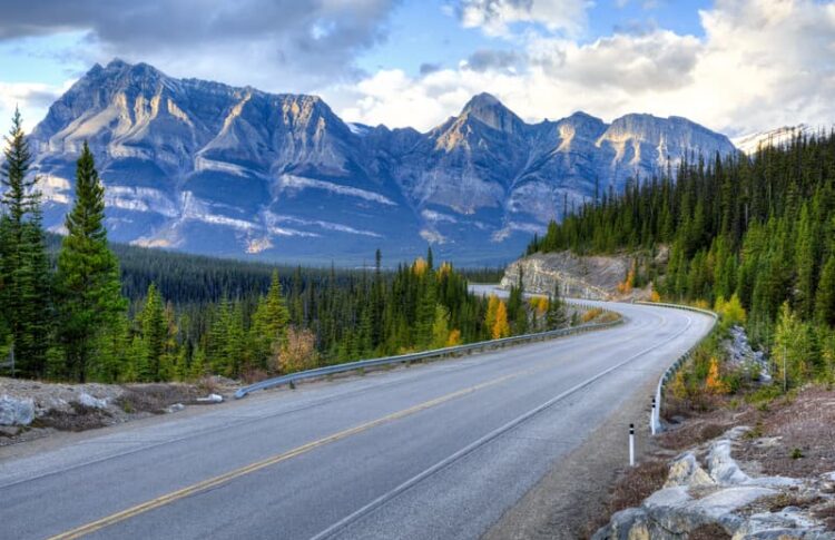 Icefields Parkway en Canadรก