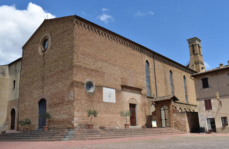 iglesia san agustin que visitar en san gimignano