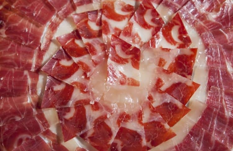 Jamón ibérico en los restaurantes de Trujillo