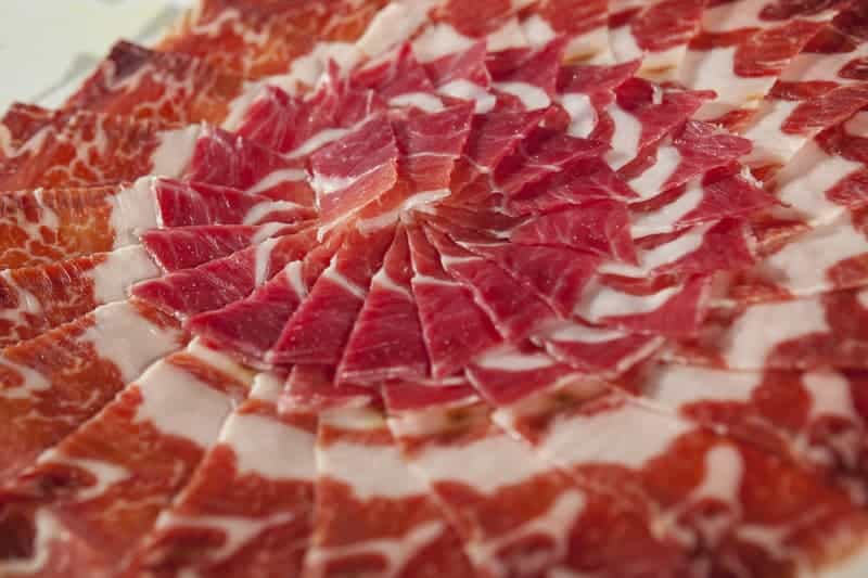 Jamón ibérico en lso restaurantes donde comer en Zafra