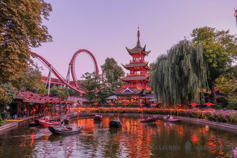 Jardines tivoli en la guía de Copenhague