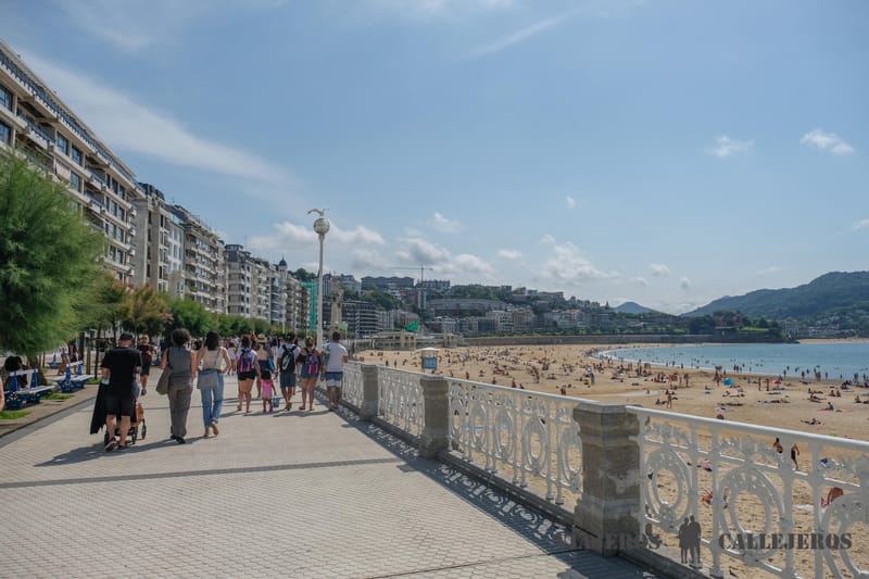 La Concha, otra de las zonas donde buscar hoteles en San Sebastian