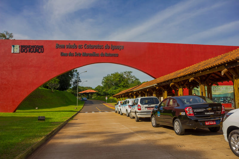 Lado brasileño de las cataratas de Iguazú