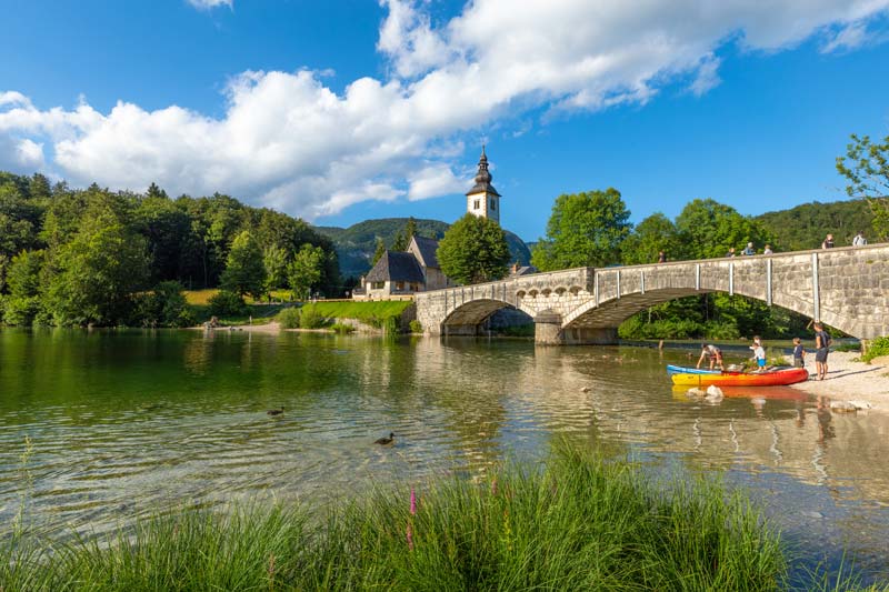 Lago Bohinj, Eslovenia