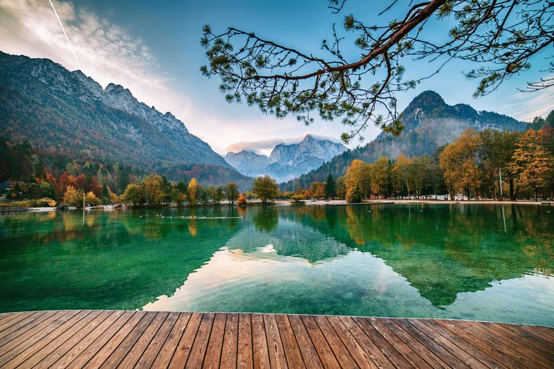 Lago Jasna, Eslovenia en coche