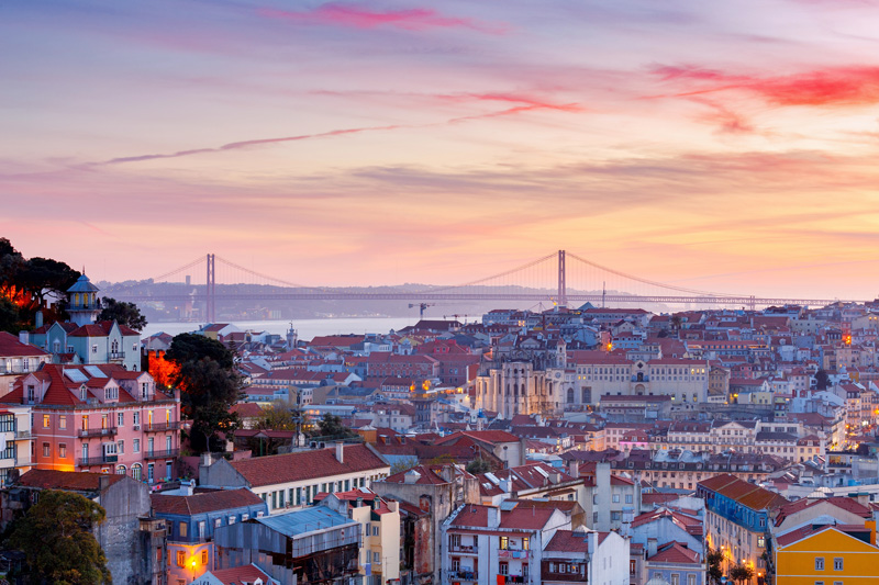 Atardecer en Lisboa