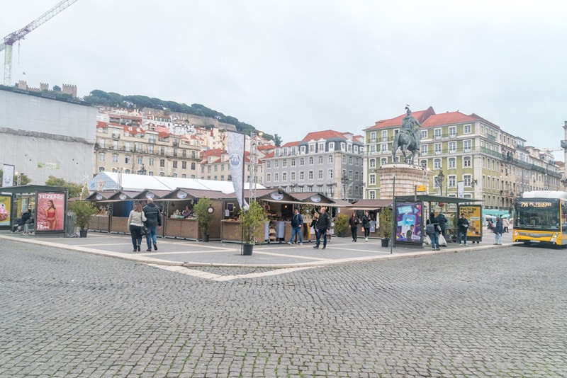 Mercado da Baixa Navidad Lisboa