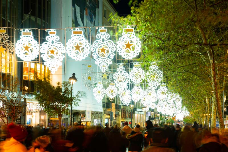 Luces de Navidad en Barcelona