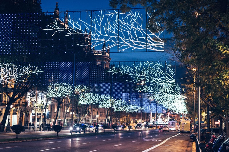 luces de Navidad en Madrid