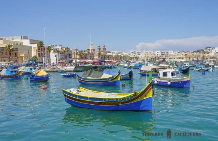 Marsaxlokk en la ruta por Malta