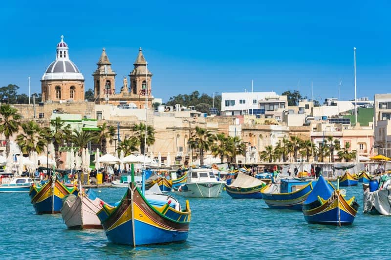 Marsaxlokk, otro de los pueblos donde alojarte en Malta