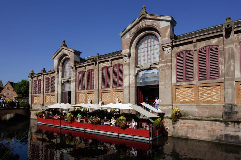 mercado cubierto que visitar en colmar