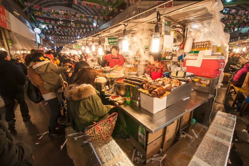 Mercado tradicional de Gwangjang