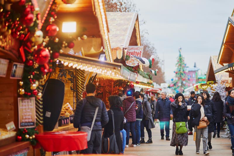 Mercado navideños en Paris