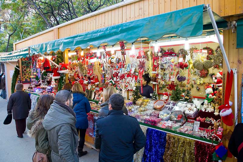 Mercados navideños en Barcelona