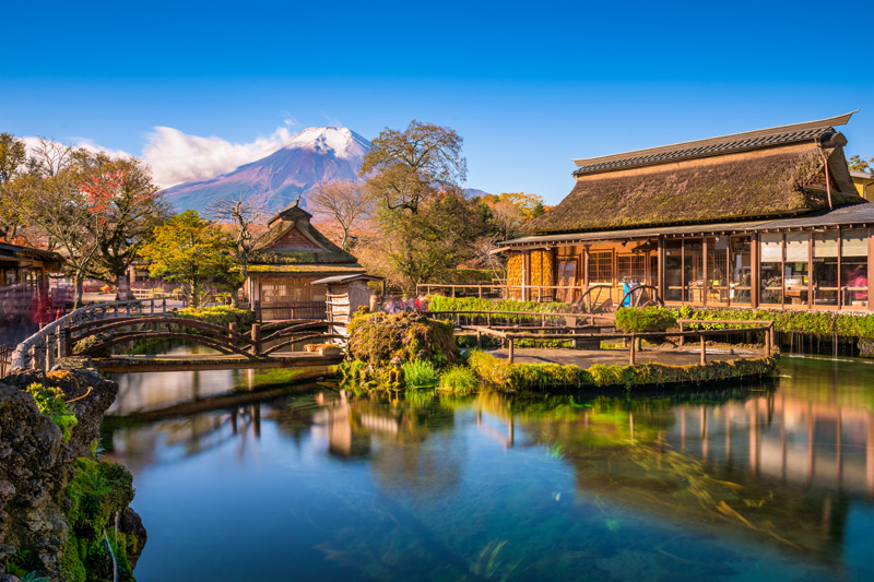 Oshino Hakkai qué visitar Monte Fuji