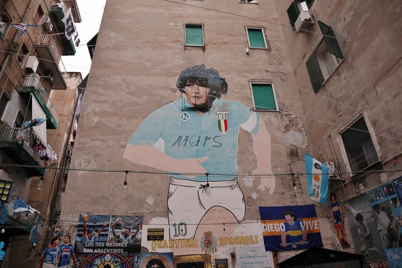 mural de maradona