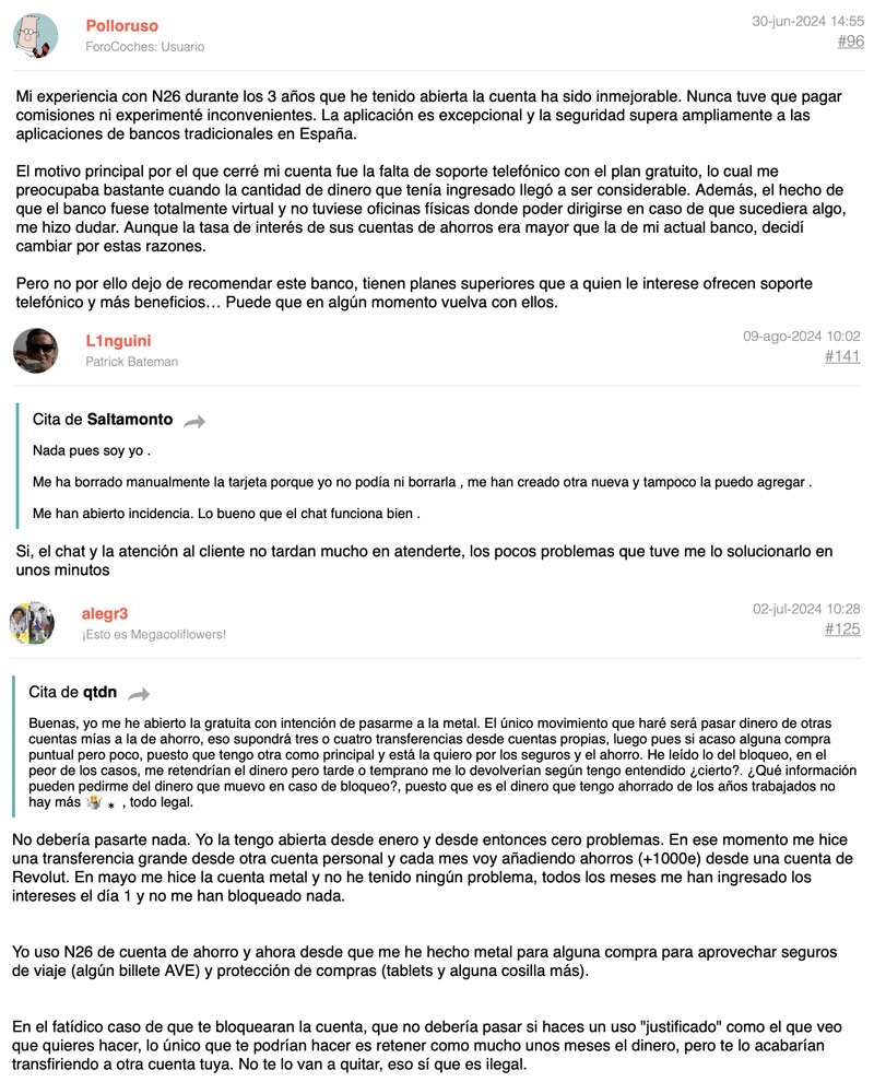 Forocoches reviews