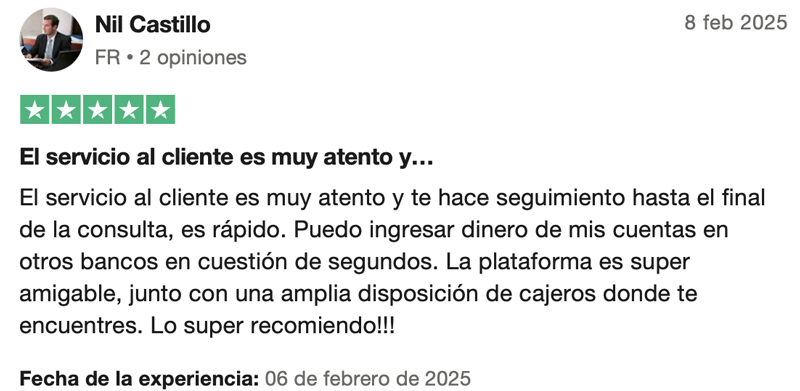 Transferencias rápidas N26
