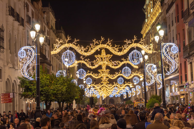 Alumbrado navideño en Sevilla