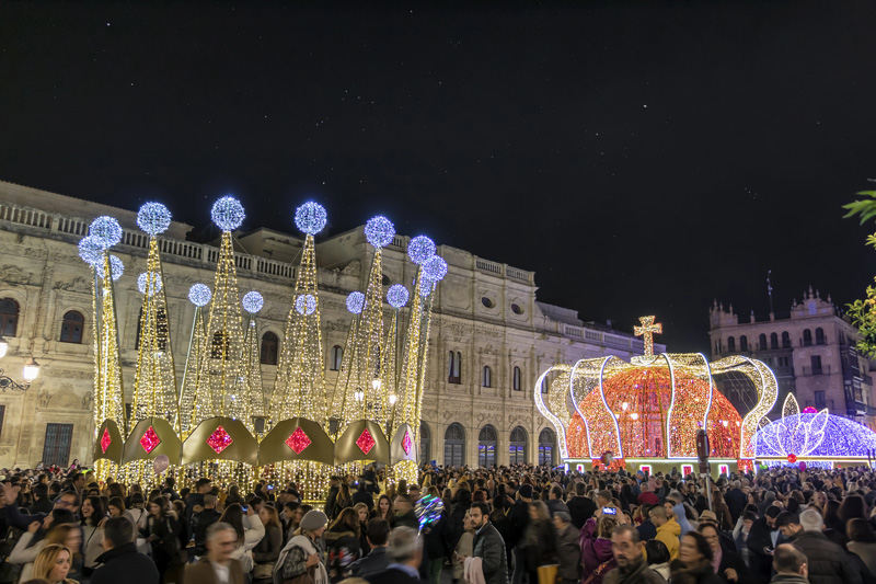 Decoración de Navidad en Sevilla
