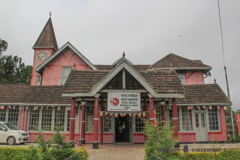 Oficina correos uno de los lugares que ver en Nuwara Eliya en Sri Lanka