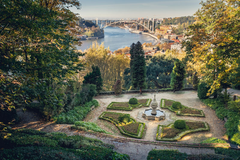 Jardines del Palacio de Cristal, Oporto