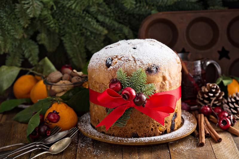 Panettone, Navidad en Milán