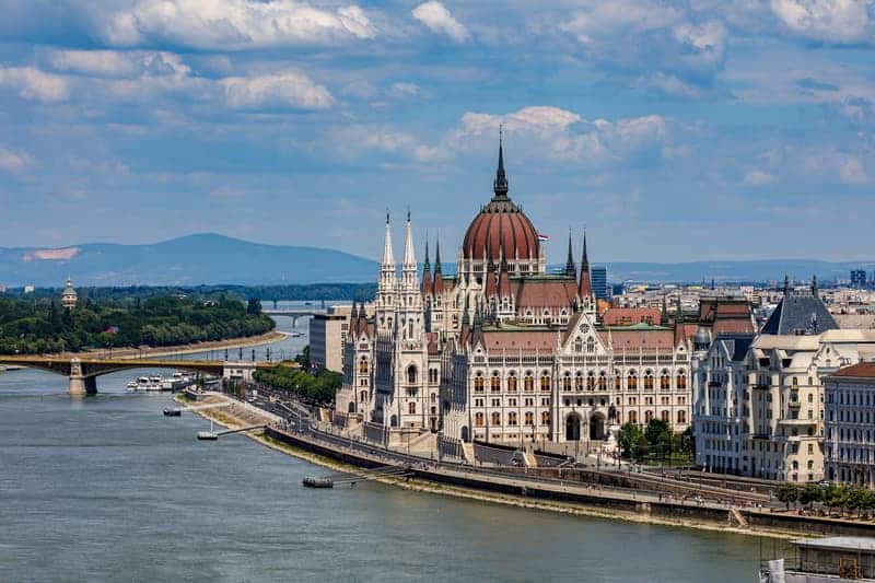 Parlamento en la ruta por Budapest en 4 días