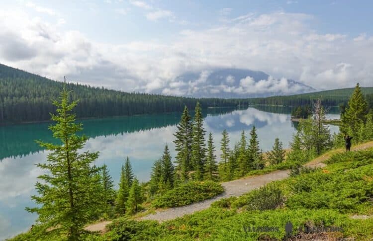 Paisajes del Parque Nacional Banff en la ruta de viaje por Canadá