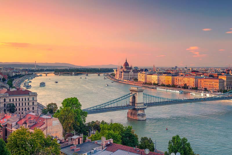 Budapest al atardecer