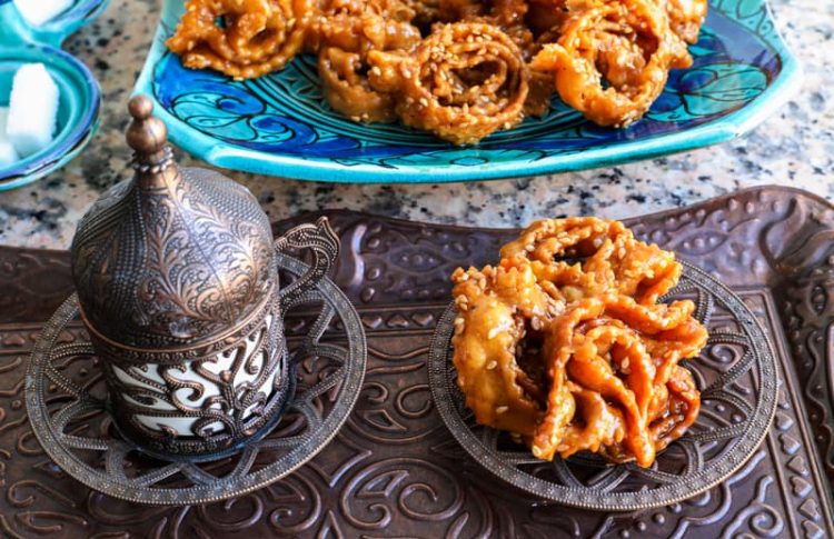 Pastelería marroquí en los restaurantes donde comer en Asilah
